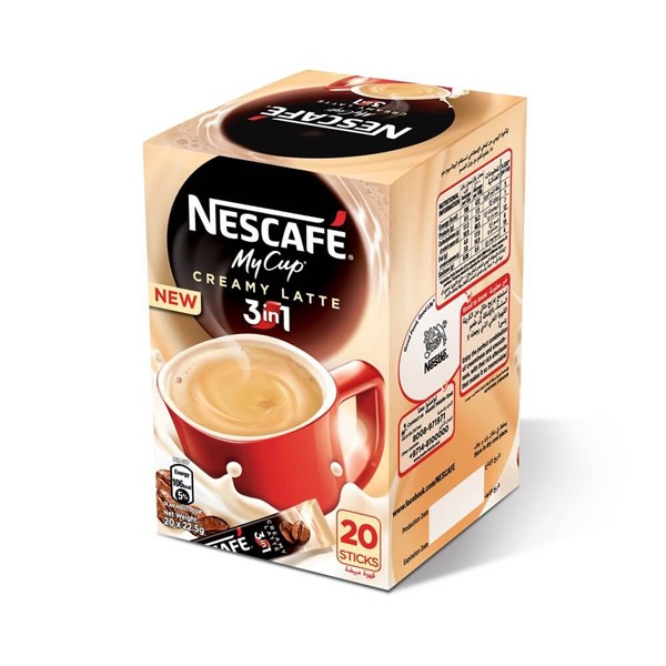 Nescafe 3 in 1 Creamy Latte (pkt/20pcs)